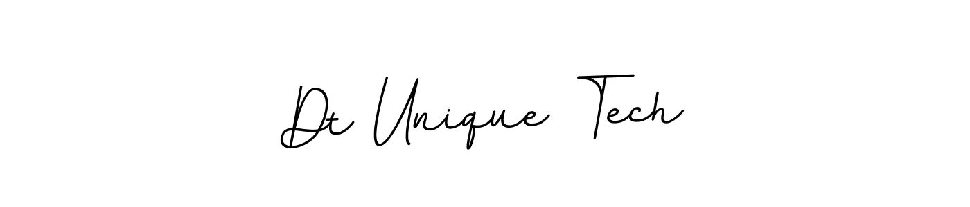 The best way (BallpointsItalic-DORy9) to make a short signature is to pick only two or three words in your name. The name Dt Unique Tech include a total of six letters. For converting this name. Dt Unique Tech signature style 11 images and pictures png