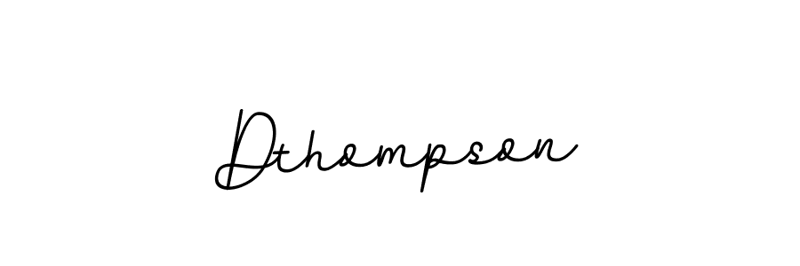 Create a beautiful signature design for name Dthompson. With this signature (BallpointsItalic-DORy9) fonts, you can make a handwritten signature for free. Dthompson signature style 11 images and pictures png