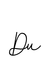 Du stylish signature style. Best Handwritten Sign (BallpointsItalic-DORy9) for my name. Handwritten Signature Collection Ideas for my name Du. Du signature style 11 images and pictures png