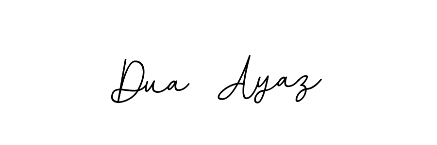 BallpointsItalic-DORy9 is a professional signature style that is perfect for those who want to add a touch of class to their signature. It is also a great choice for those who want to make their signature more unique. Get Dua  Ayaz name to fancy signature for free. Dua  Ayaz signature style 11 images and pictures png
