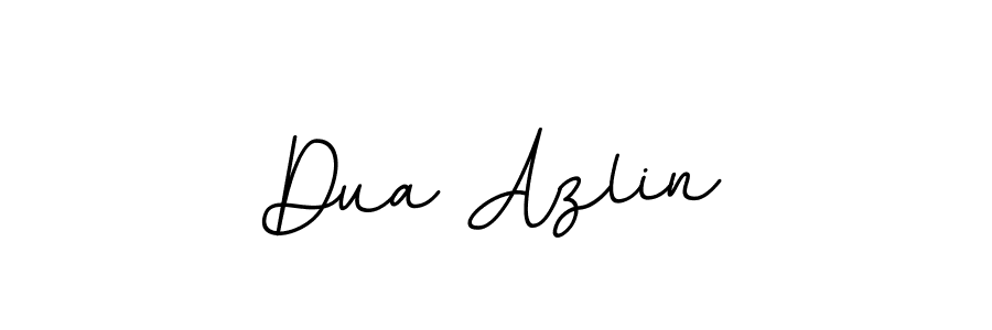 Create a beautiful signature design for name Dua Azlin. With this signature (BallpointsItalic-DORy9) fonts, you can make a handwritten signature for free. Dua Azlin signature style 11 images and pictures png