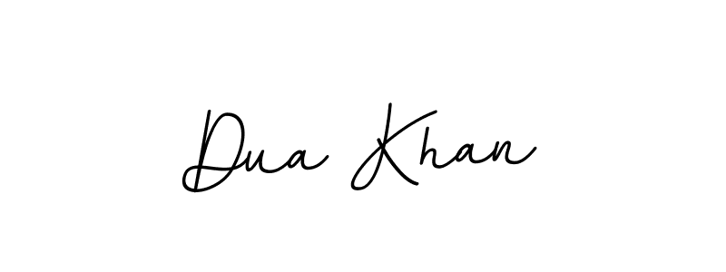 How to make Dua Khan name signature. Use BallpointsItalic-DORy9 style for creating short signs online. This is the latest handwritten sign. Dua Khan signature style 11 images and pictures png