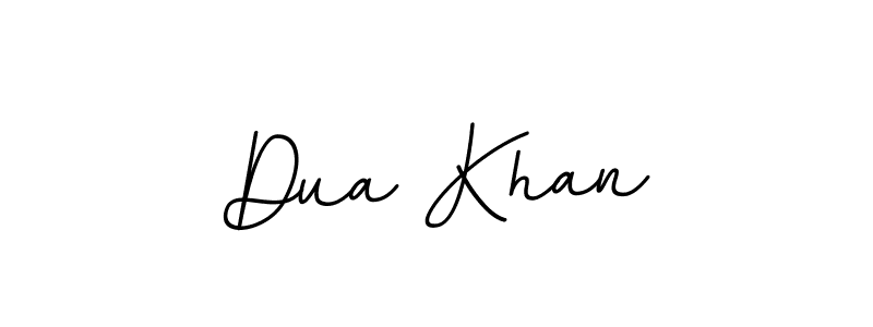 How to make Dua Khan name signature. Use BallpointsItalic-DORy9 style for creating short signs online. This is the latest handwritten sign. Dua Khan signature style 11 images and pictures png