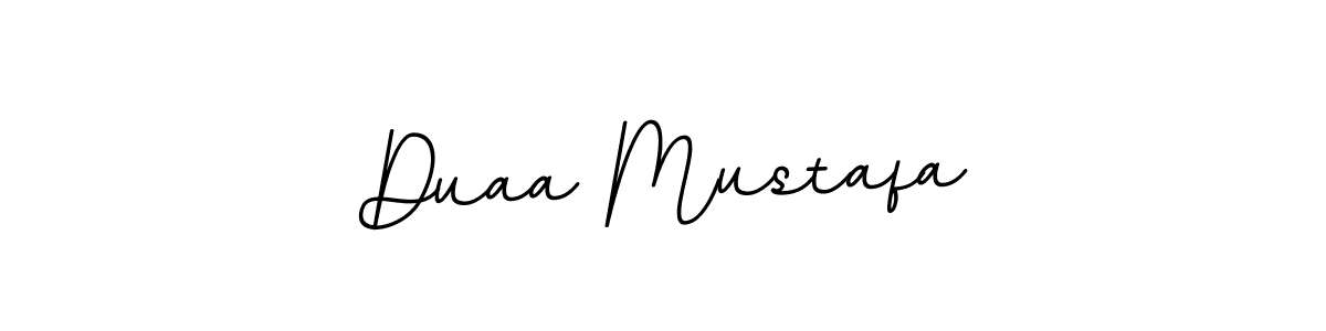 Use a signature maker to create a handwritten signature online. With this signature software, you can design (BallpointsItalic-DORy9) your own signature for name Duaa Mustafa. Duaa Mustafa signature style 11 images and pictures png