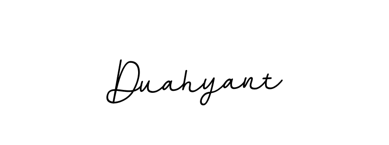Make a beautiful signature design for name Duahyant. With this signature (BallpointsItalic-DORy9) style, you can create a handwritten signature for free. Duahyant signature style 11 images and pictures png
