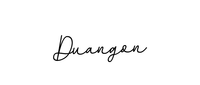 You should practise on your own different ways (BallpointsItalic-DORy9) to write your name (Duangon) in signature. don't let someone else do it for you. Duangon signature style 11 images and pictures png