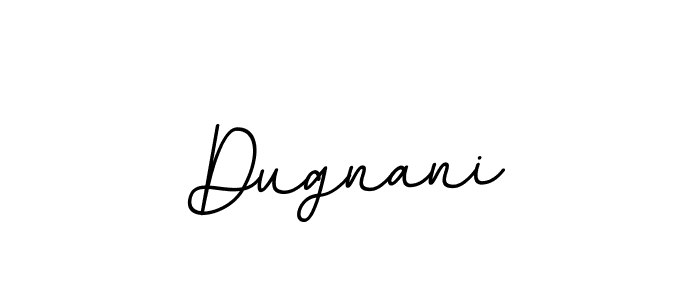 How to make Dugnani name signature. Use BallpointsItalic-DORy9 style for creating short signs online. This is the latest handwritten sign. Dugnani signature style 11 images and pictures png