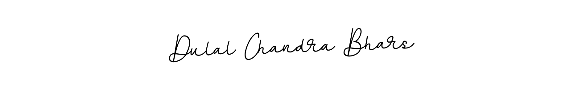 Use a signature maker to create a handwritten signature online. With this signature software, you can design (BallpointsItalic-DORy9) your own signature for name Dulal Chandra Bhars. Dulal Chandra Bhars signature style 11 images and pictures png