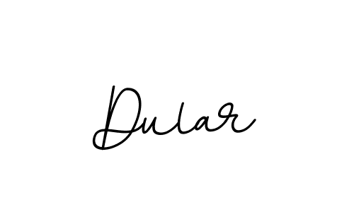 Create a beautiful signature design for name Dular. With this signature (BallpointsItalic-DORy9) fonts, you can make a handwritten signature for free. Dular signature style 11 images and pictures png