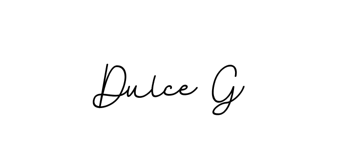 if you are searching for the best signature style for your name Dulce G. so please give up your signature search. here we have designed multiple signature styles  using BallpointsItalic-DORy9. Dulce G signature style 11 images and pictures png