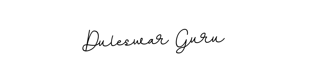 Also we have Duleswar Guru name is the best signature style. Create professional handwritten signature collection using BallpointsItalic-DORy9 autograph style. Duleswar Guru signature style 11 images and pictures png