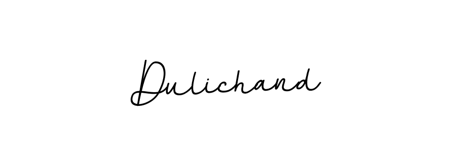 Design your own signature with our free online signature maker. With this signature software, you can create a handwritten (BallpointsItalic-DORy9) signature for name Dulichand. Dulichand signature style 11 images and pictures png