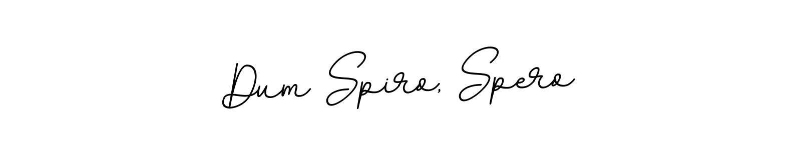 How to make Dum Spiro, Spero name signature. Use BallpointsItalic-DORy9 style for creating short signs online. This is the latest handwritten sign. Dum Spiro, Spero signature style 11 images and pictures png