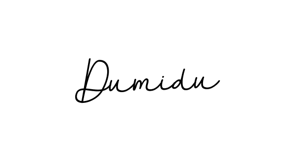 Design your own signature with our free online signature maker. With this signature software, you can create a handwritten (BallpointsItalic-DORy9) signature for name Dumidu. Dumidu signature style 11 images and pictures png