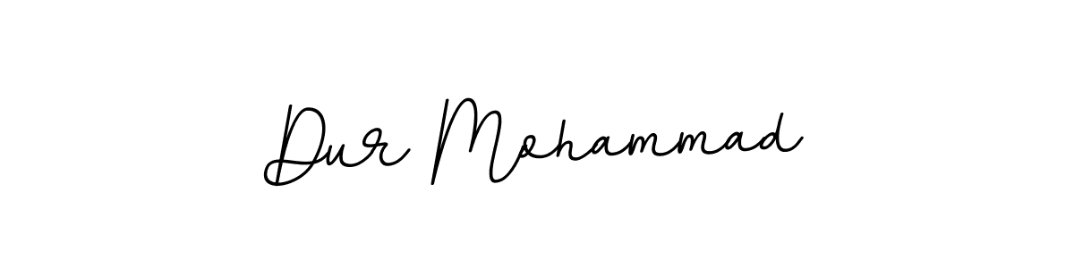 Design your own signature with our free online signature maker. With this signature software, you can create a handwritten (BallpointsItalic-DORy9) signature for name Dur Mohammad. Dur Mohammad signature style 11 images and pictures png
