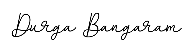 The BallpointsItalic-DORy9 font gives name Durga Bangaram a signature that looks effortless yet distinguished. Download high-res PNG instantly. Durga Bangaram signature style 11 images and pictures png