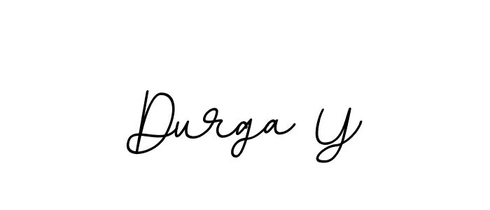 The best way (BallpointsItalic-DORy9) to make a short signature is to pick only two or three words in your name. The name Durga Y include a total of six letters. For converting this name. Durga Y signature style 11 images and pictures png