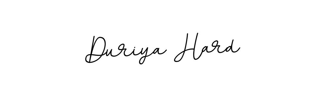 You should practise on your own different ways (BallpointsItalic-DORy9) to write your name (Duriya Hard) in signature. don't let someone else do it for you. Duriya Hard signature style 11 images and pictures png