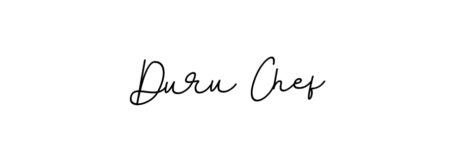 Make a beautiful signature design for name Duru Chef. With this signature (BallpointsItalic-DORy9) style, you can create a handwritten signature for free. Duru Chef signature style 11 images and pictures png