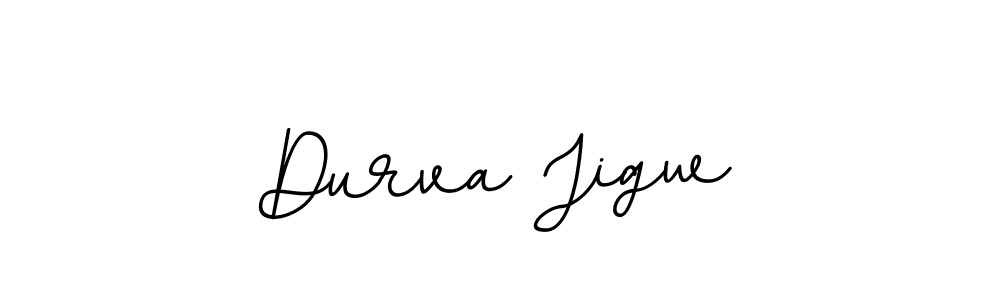 You should practise on your own different ways (BallpointsItalic-DORy9) to write your name (Durva Jigw) in signature. don't let someone else do it for you. Durva Jigw signature style 11 images and pictures png