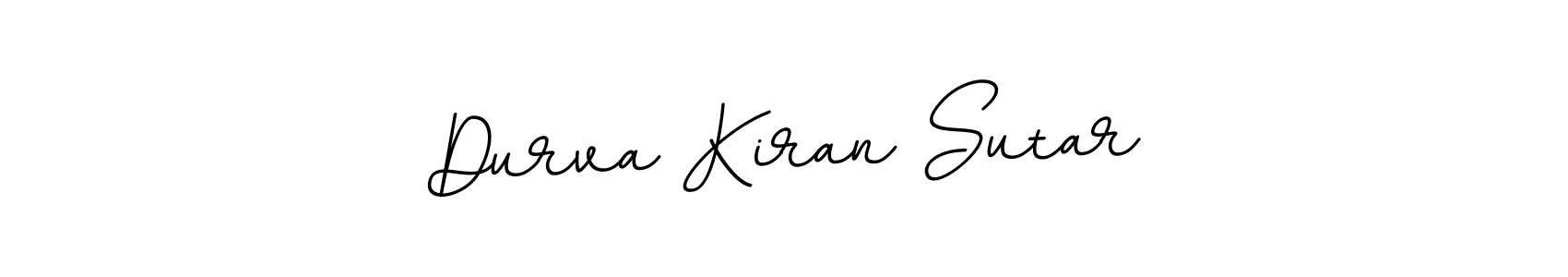 BallpointsItalic-DORy9 is a professional signature style that is perfect for those who want to add a touch of class to their signature. It is also a great choice for those who want to make their signature more unique. Get Durva Kiran Sutar name to fancy signature for free. Durva Kiran Sutar signature style 11 images and pictures png