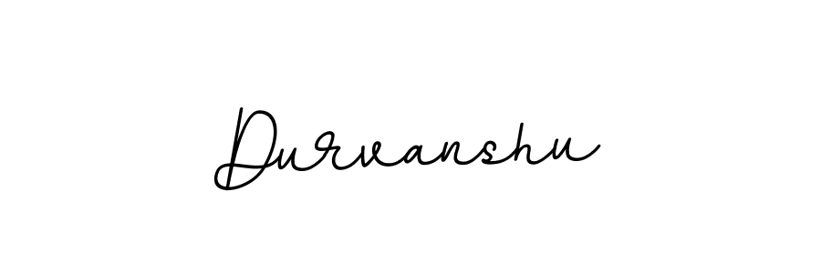 Durvanshu stylish signature style. Best Handwritten Sign (BallpointsItalic-DORy9) for my name. Handwritten Signature Collection Ideas for my name Durvanshu. Durvanshu signature style 11 images and pictures png