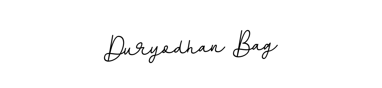 Create a beautiful signature design for name Duryodhan Bag. With this signature (BallpointsItalic-DORy9) fonts, you can make a handwritten signature for free. Duryodhan Bag signature style 11 images and pictures png