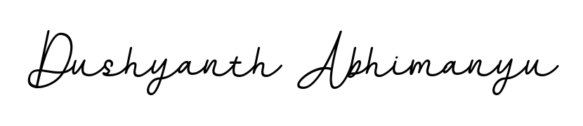 Discover the perfect balance of readability and style for Dushyanth Abhimanyu with BallpointsItalic-DORy9 font. Create your dream signature today. Dushyanth Abhimanyu signature style 11 images and pictures png