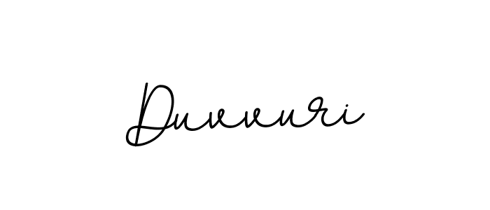 Create a beautiful signature design for name Duvvuri. With this signature (BallpointsItalic-DORy9) fonts, you can make a handwritten signature for free. Duvvuri signature style 11 images and pictures png