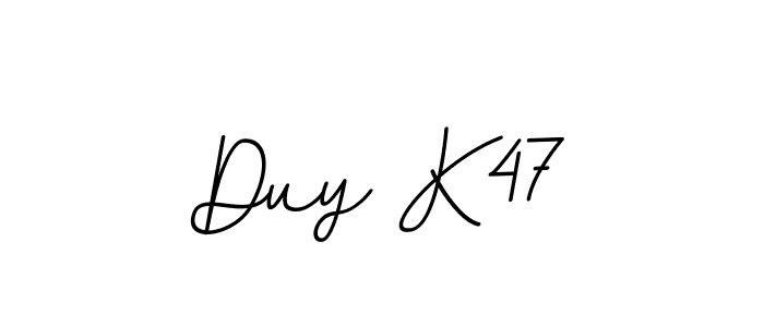 How to Draw Duy K47 signature style? BallpointsItalic-DORy9 is a latest design signature styles for name Duy K47. Duy K47 signature style 11 images and pictures png