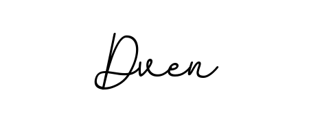 Give your name Dven an exquisite flair with the BallpointsItalic-DORy9 script font. Ideal for contracts, resumes, and formal letterheads. Dven signature style 11 images and pictures png