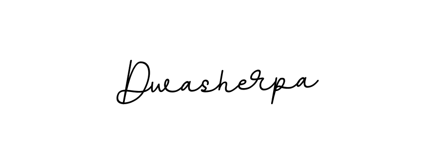 How to make Dwasherpa name signature. Use BallpointsItalic-DORy9 style for creating short signs online. This is the latest handwritten sign. Dwasherpa signature style 11 images and pictures png