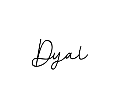 You should practise on your own different ways (BallpointsItalic-DORy9) to write your name (Dyal) in signature. don't let someone else do it for you. Dyal signature style 11 images and pictures png