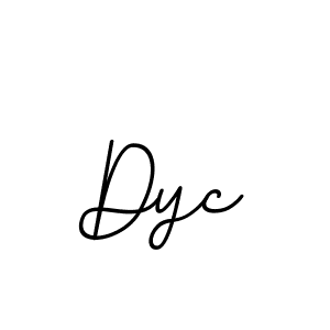 BallpointsItalic-DORy9 is a professional signature style that is perfect for those who want to add a touch of class to their signature. It is also a great choice for those who want to make their signature more unique. Get Dyc name to fancy signature for free. Dyc signature style 11 images and pictures png