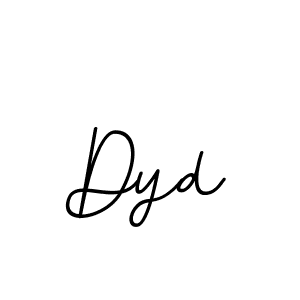 Use a signature maker to create a handwritten signature online. With this signature software, you can design (BallpointsItalic-DORy9) your own signature for name Dyd. Dyd signature style 11 images and pictures png