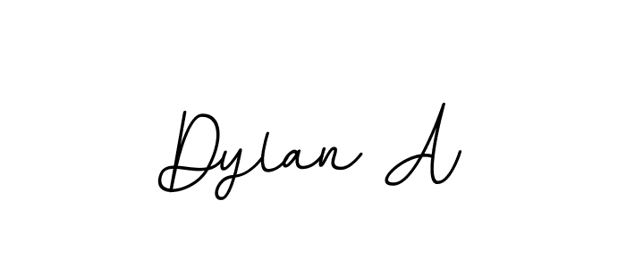 You should practise on your own different ways (BallpointsItalic-DORy9) to write your name (Dylan A) in signature. don't let someone else do it for you. Dylan A signature style 11 images and pictures png