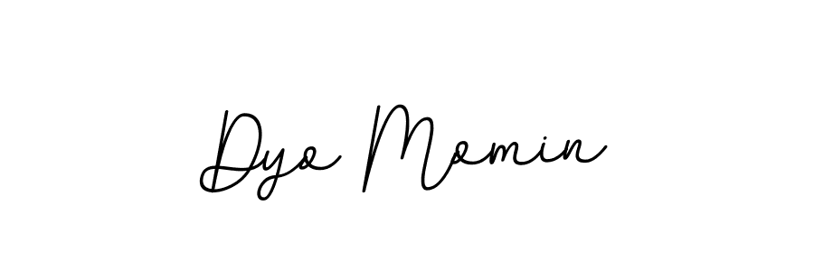 Make a beautiful signature design for name Dyo Momin. With this signature (BallpointsItalic-DORy9) style, you can create a handwritten signature for free. Dyo Momin signature style 11 images and pictures png