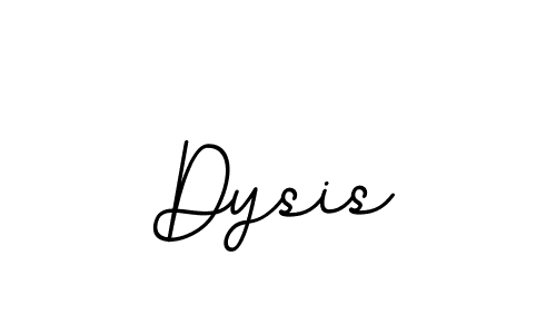 Use a signature maker to create a handwritten signature online. With this signature software, you can design (BallpointsItalic-DORy9) your own signature for name Dysis. Dysis signature style 11 images and pictures png
