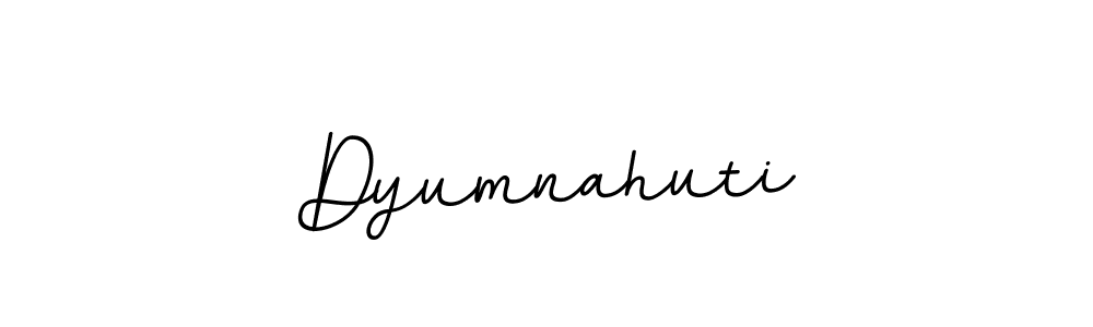 Make a beautiful signature design for name Dyumnahuti. With this signature (BallpointsItalic-DORy9) style, you can create a handwritten signature for free. Dyumnahuti signature style 11 images and pictures png