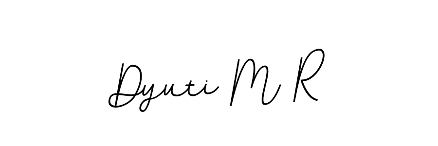 BallpointsItalic-DORy9 is a professional signature style that is perfect for those who want to add a touch of class to their signature. It is also a great choice for those who want to make their signature more unique. Get Dyuti M R name to fancy signature for free. Dyuti M R signature style 11 images and pictures png