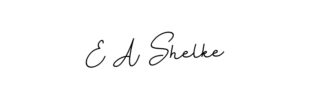 This is the best signature style for the E A Shelke name. Also you like these signature font (BallpointsItalic-DORy9). Mix name signature. E A Shelke signature style 11 images and pictures png