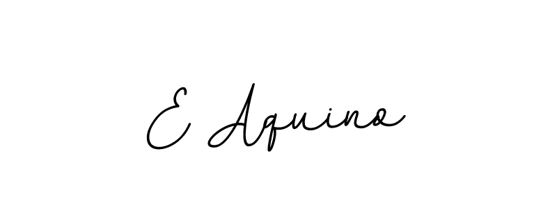 Make a beautiful signature design for name E Aquino. With this signature (BallpointsItalic-DORy9) style, you can create a handwritten signature for free. E Aquino signature style 11 images and pictures png