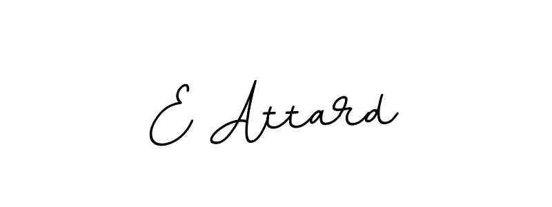 Design your own signature with our free online signature maker. With this signature software, you can create a handwritten (BallpointsItalic-DORy9) signature for name E Attard. E Attard signature style 11 images and pictures png