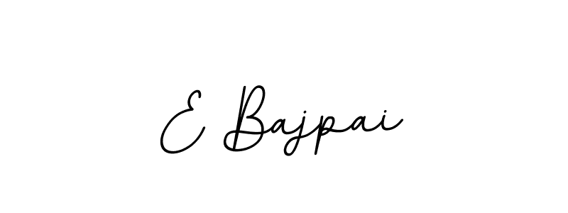 You should practise on your own different ways (BallpointsItalic-DORy9) to write your name (E Bajpai) in signature. don't let someone else do it for you. E Bajpai signature style 11 images and pictures png