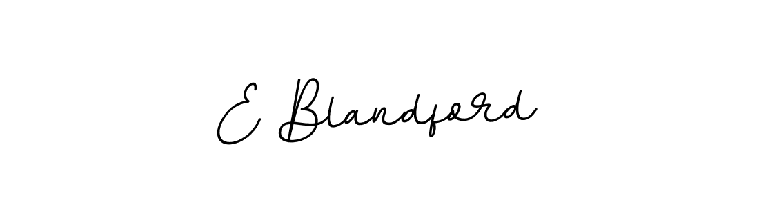 You should practise on your own different ways (BallpointsItalic-DORy9) to write your name (E Blandford) in signature. don't let someone else do it for you. E Blandford signature style 11 images and pictures png