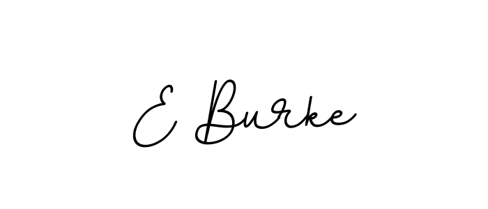 Use a signature maker to create a handwritten signature online. With this signature software, you can design (BallpointsItalic-DORy9) your own signature for name E Burke. E Burke signature style 11 images and pictures png