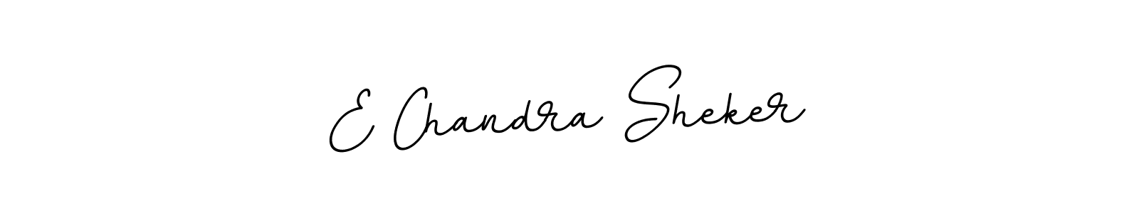 You should practise on your own different ways (BallpointsItalic-DORy9) to write your name (E Chandra Sheker) in signature. don't let someone else do it for you. E Chandra Sheker signature style 11 images and pictures png