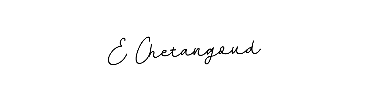 E Chetangoud stylish signature style. Best Handwritten Sign (BallpointsItalic-DORy9) for my name. Handwritten Signature Collection Ideas for my name E Chetangoud. E Chetangoud signature style 11 images and pictures png