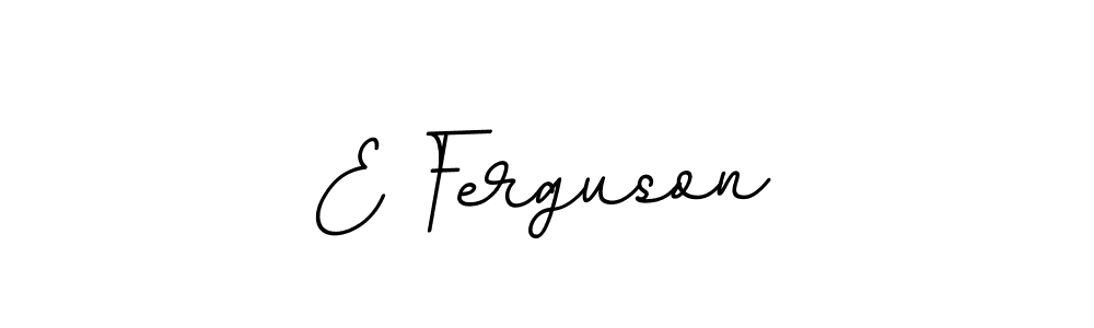 You should practise on your own different ways (BallpointsItalic-DORy9) to write your name (E Ferguson) in signature. don't let someone else do it for you. E Ferguson signature style 11 images and pictures png