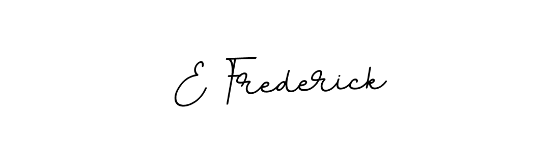 Also we have E Frederick name is the best signature style. Create professional handwritten signature collection using BallpointsItalic-DORy9 autograph style. E Frederick signature style 11 images and pictures png